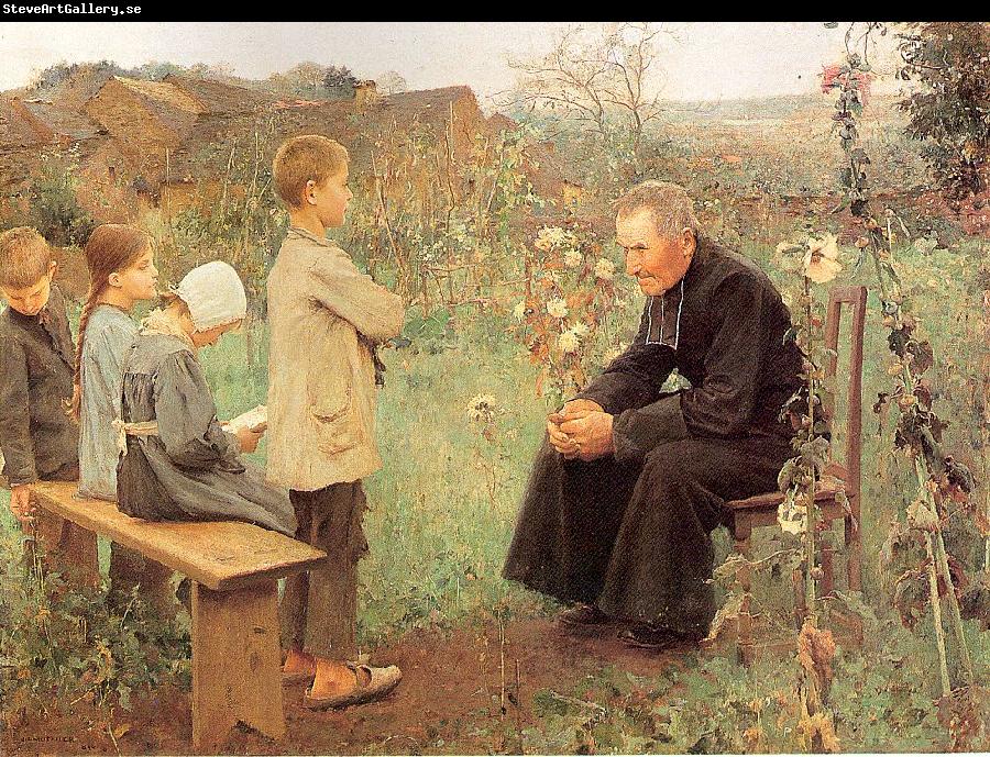 Muenier, Jules-Alexis The Catechism Lesson